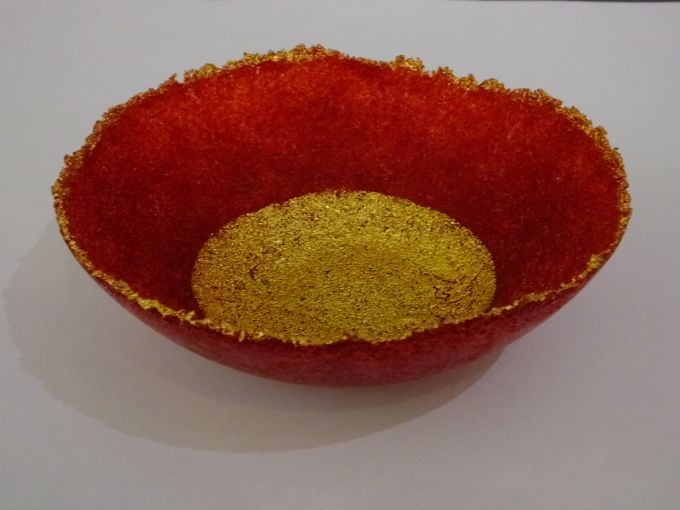 Red and Gold Bowl