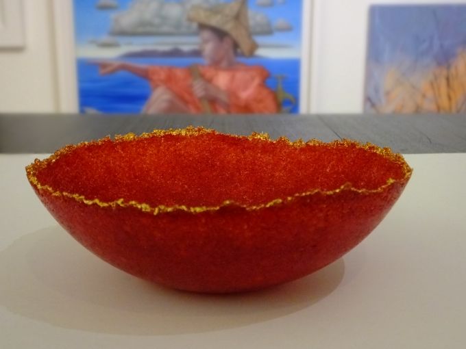 Red and Gold Bowl