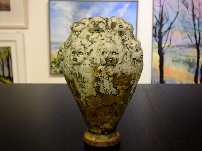 Image of Gold-Leaf Vase by Anna Donavan