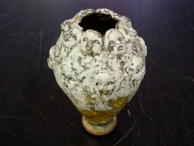 Gold-Leaf Vase