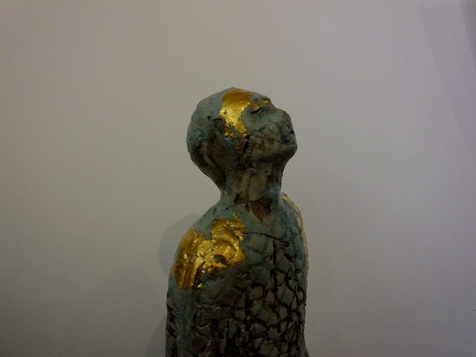 Gold and Green Figure