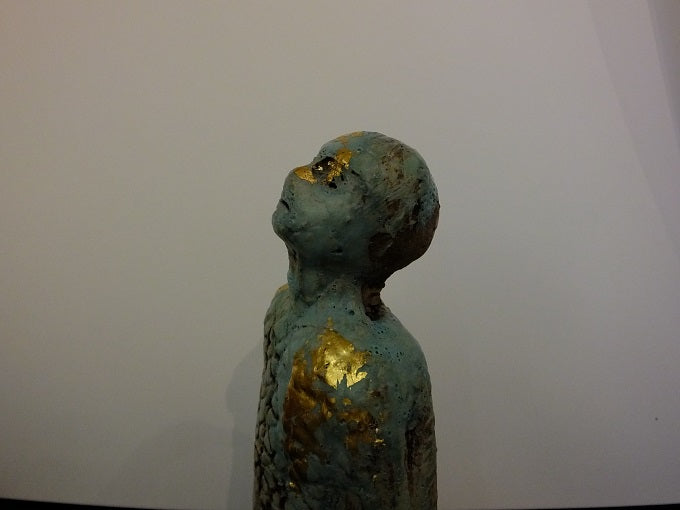 Gold and Green Figure