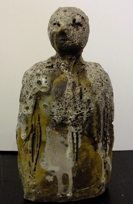Image of Green and White Figure III by Anna Donovan