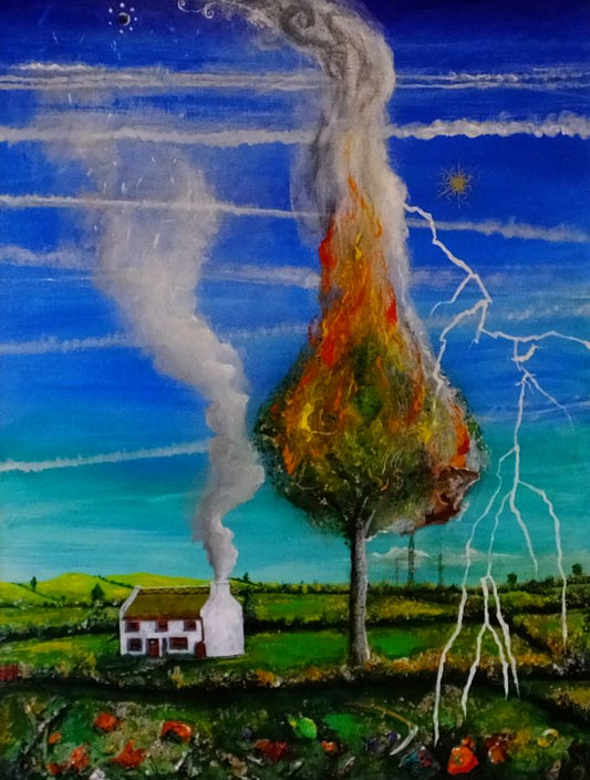 Image of Lightning Moneytree Cottage by Colin McGookin RUA
