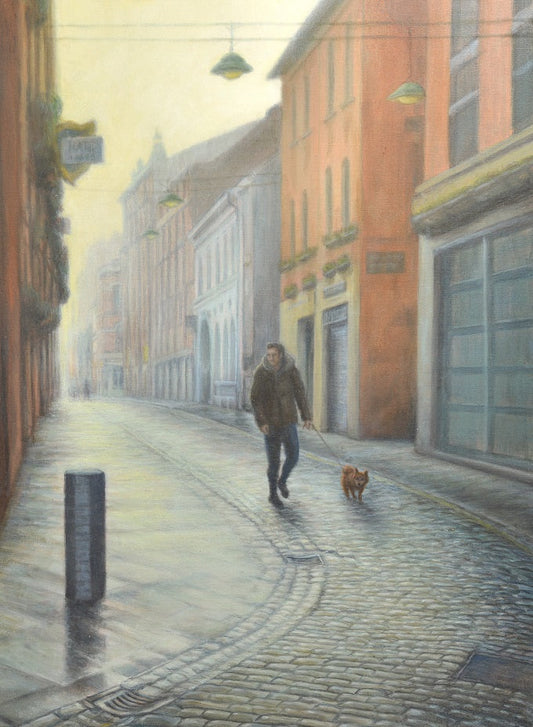 Image of Walking the Man in Hill Street by Joel Simon 