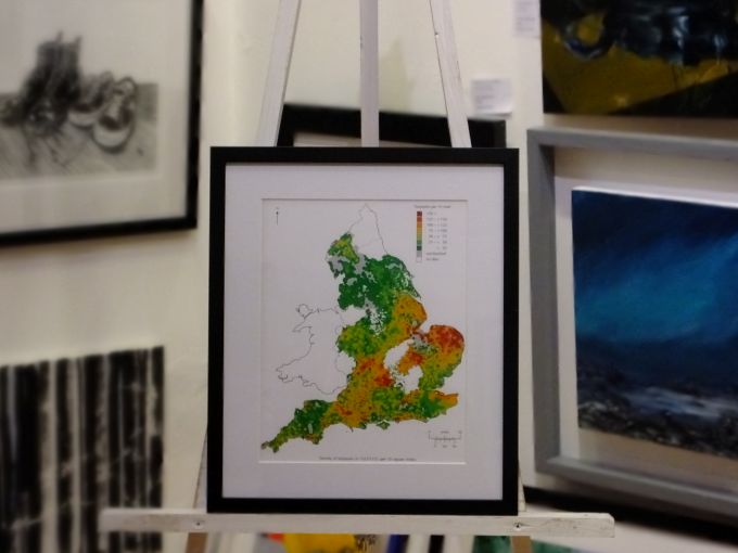 Density of Taxpayers in 1327/1332 per 10 square miles