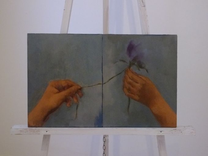 Pulling the Thread (Diptych)