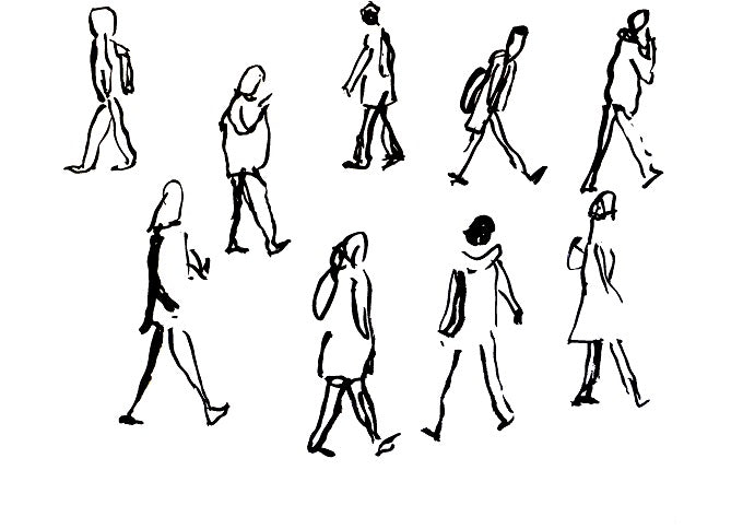 Image of The Pedestrians 8 by Gary Shaw
