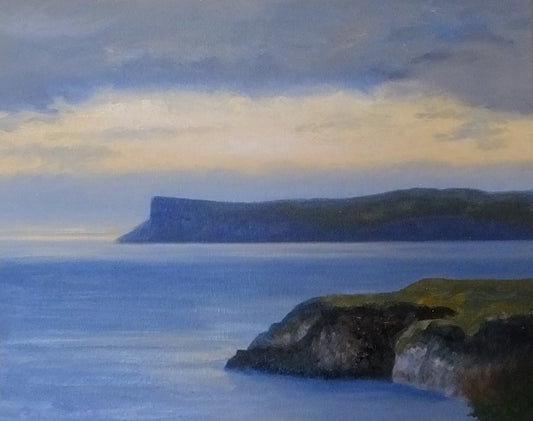 Image of Fairhead Evening by Carol Graham RUA