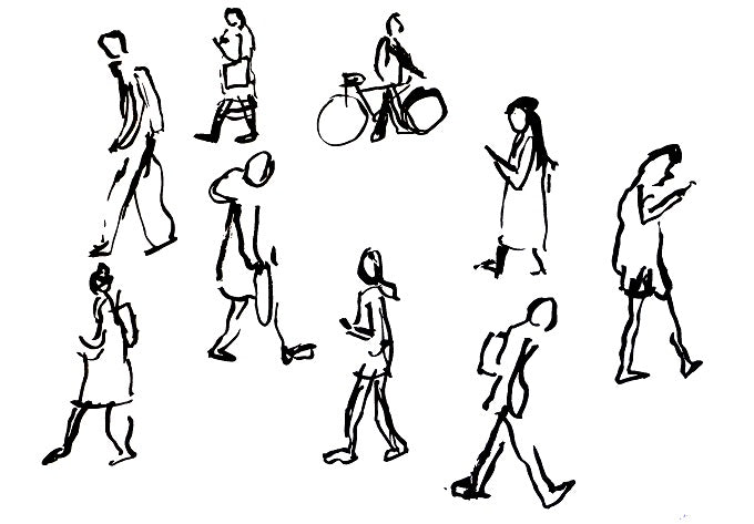 Image of The Pedestrians 9 by Gary Shaw