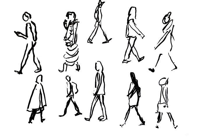 Image of The Pedestrians 7 by Gary Shaw