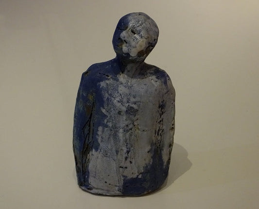 Image of Blue and White Figure I by Anna Donovan