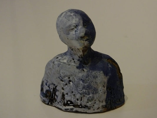 Image of Blue and White Figure II by Anna Donovan