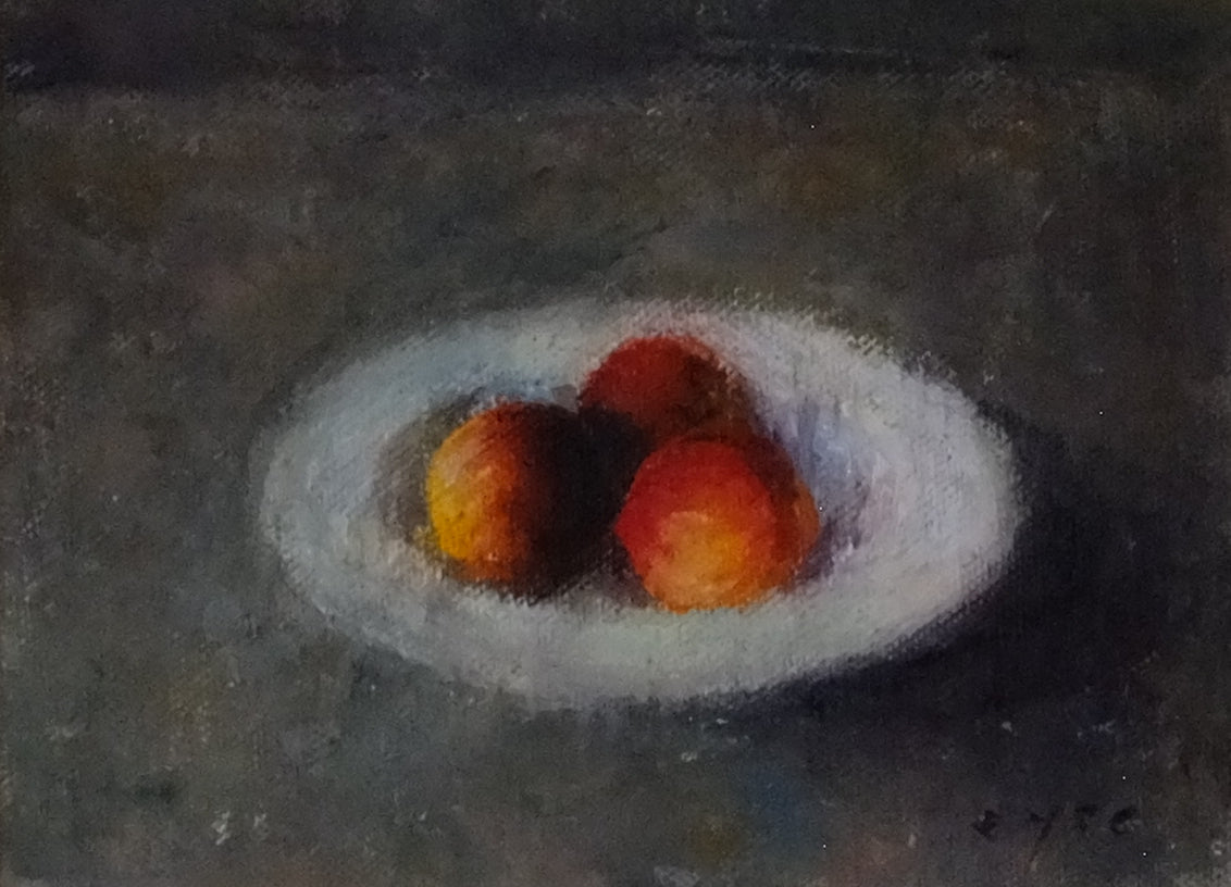 Image of Three Peaches by Frank Eyre