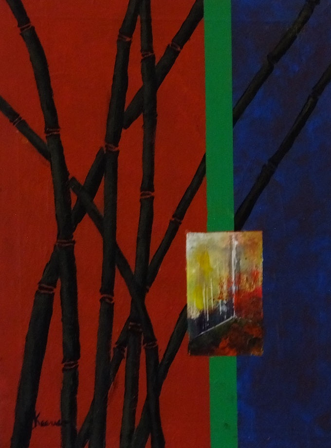Image of Bamboo with Blue by James MacKeever RUA