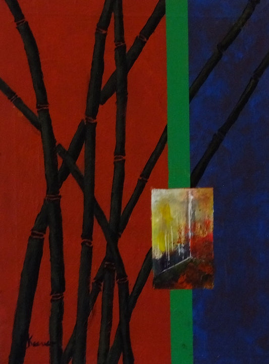 Image of Bamboo with Blue by James MacKeever RUA