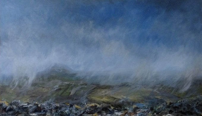Image of Slemish in the Rain by Keith Ayton