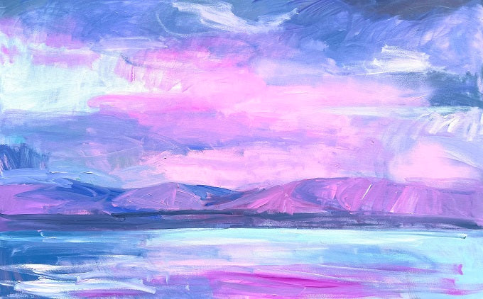 Image of Pink Summer Donegal by Lisa Ballard ARUA