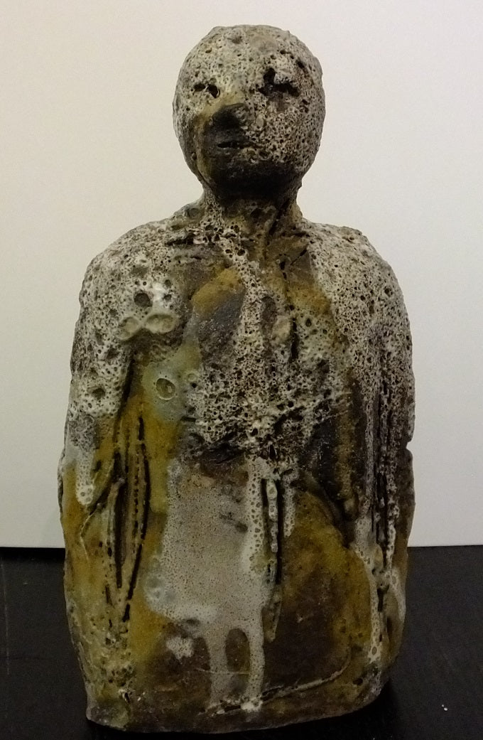 Image of Green and White Figure III by Anna Donovan 