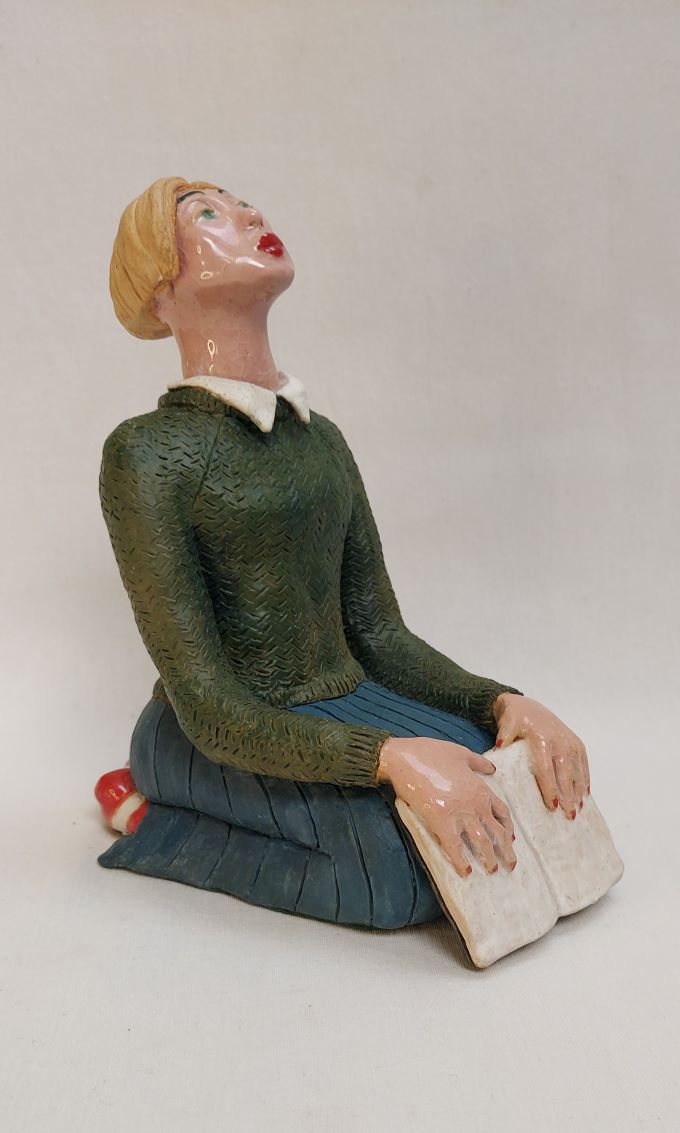 Image of Blue Stocking by Annemarie Mullan 