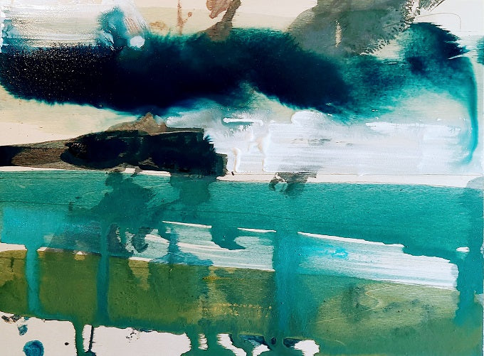 Image of Bengore Head from Dunseverick by Barbara Allen RUA