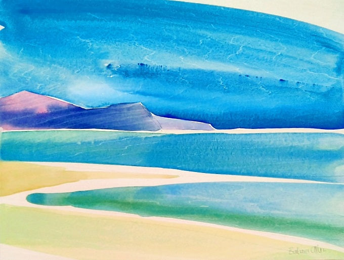 Image of Isle of Doagh from Five Finger Strand by Barbara Allen RUA