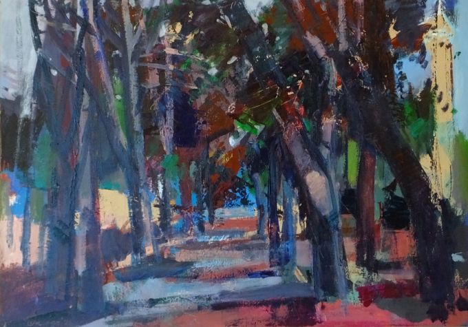 Image of Trees on Cyprus Avenue by Brian Ballard RUA
