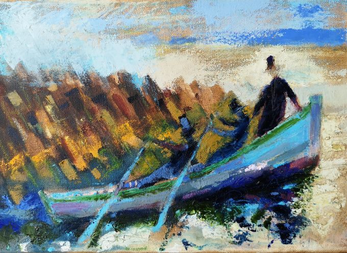 Image of Study for Thackeray's Unease at the Causeway by Diarmuid Delargy RUA
