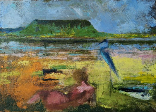 Image of Study for The Heron Ancient and Slow II by Diarmuid Delargy RUA