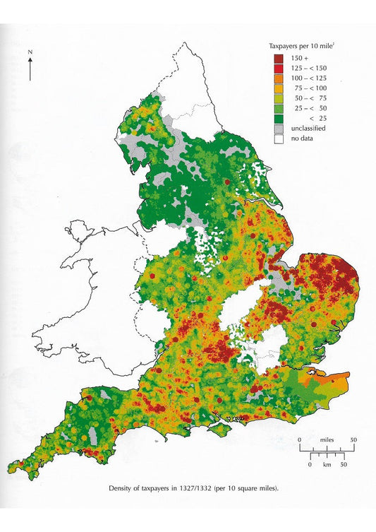 Image of Density of Taxpayers in 1327/1332 per 10 square miles by Ken Bartley 