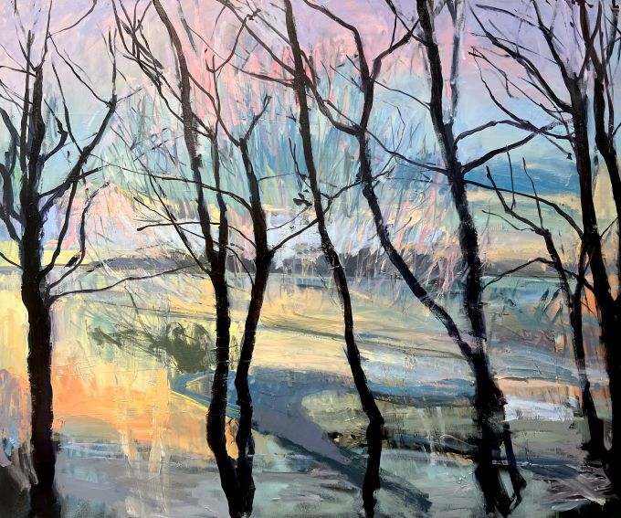 Image of Winter Light Through the Trees by Lisa Ballard ARUA