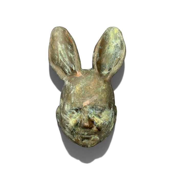 Image of Bronze Pig Head 1 by Lisa Gingles 
