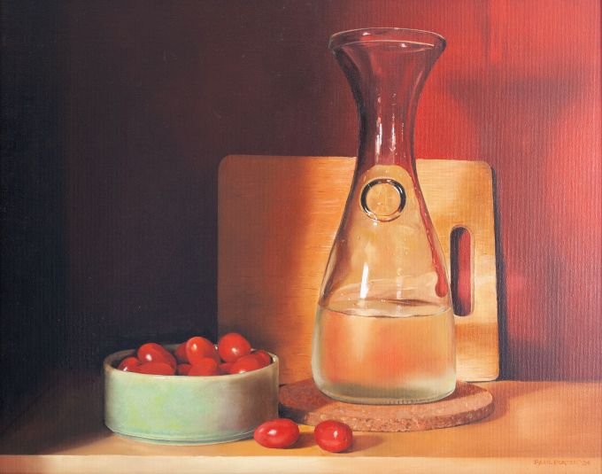 Image of Cherry Tomatoes with Water Carafe by Paul Porter 