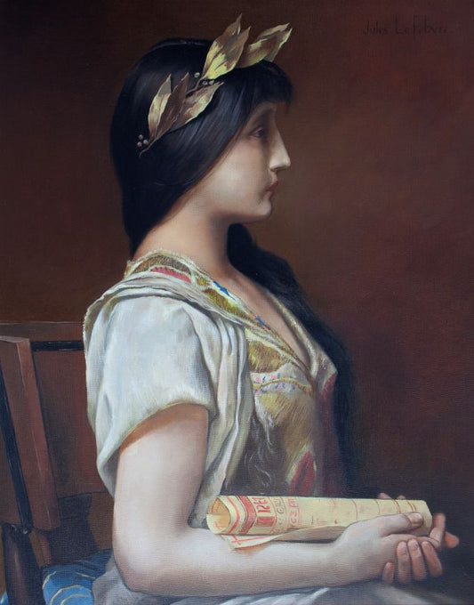 Image of Copy of Portrait of Sappho by Jules Joseph Lefebvre by Paul Porter 