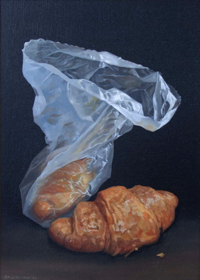 Image of Croissants in Plastic Bag by Paul Porter 