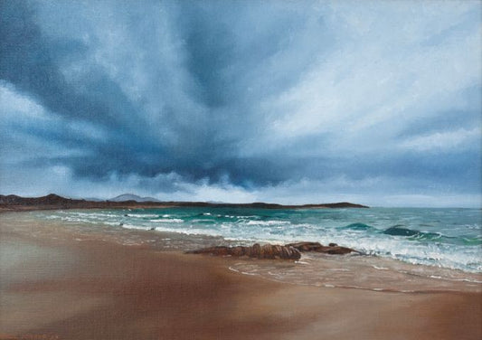Image of Storm Coming Ballyheiran Beach Donegal by Paul Porter 