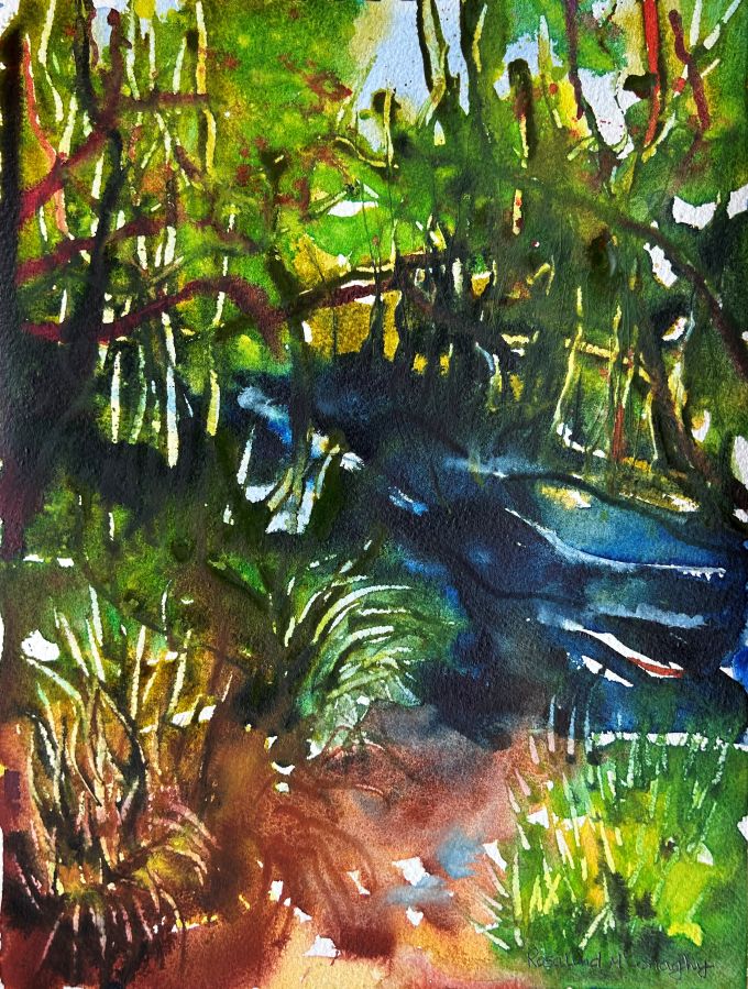 Image of Deep Dark River in Donegal by Rosalind McConaghy 