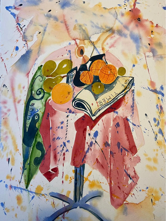 Image of Still Life with Oranges and Pears by Rosalind McConaghy 