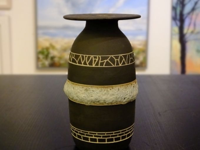 Image of Bottle Vase Black by Stephen McCullough 