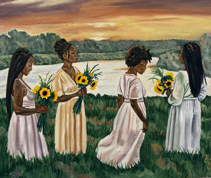 Image of Flower Girls by Winifred Otowa 