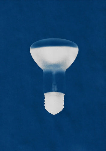 Image of Light Bulb Series - Cyanotype No.2 by Aimée  Nelson 