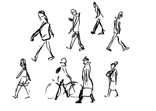 Image of The Pedestrians 6 by Gary Shaw 