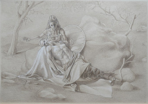 Image of The Boreal Pieta – Concept Study by Andrew Haslett 