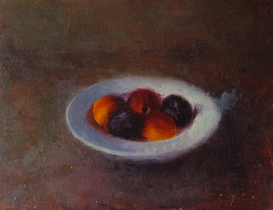 Image of Five Peaches by Frank Eyre 