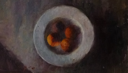 Image of Four Peaches by Frank Eyre