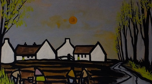 Image of Village (unsigned) by Markey Robinson 