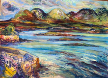 Load image into Gallery viewer, Image of The Twelve Bens in Summer, Roundstone by Rosie McGurran RUA
